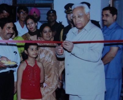 Inauguration of my Painting Exhibition by Honorable Governor of Haryana Dr. A.R.Kidwai