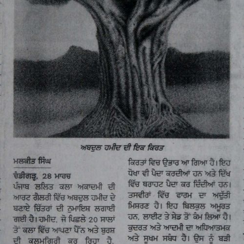 Published in Newspaper
