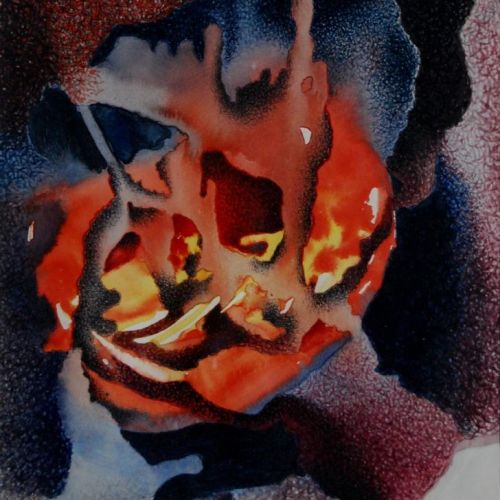 Thinker | Water Colour on Paper | 24 x 17 CM | 1997 | Available | Price: Contact Us